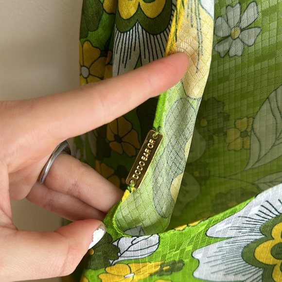 dodo bar or 100% silk floral maxi low back slip dress - Picture 6 of 7